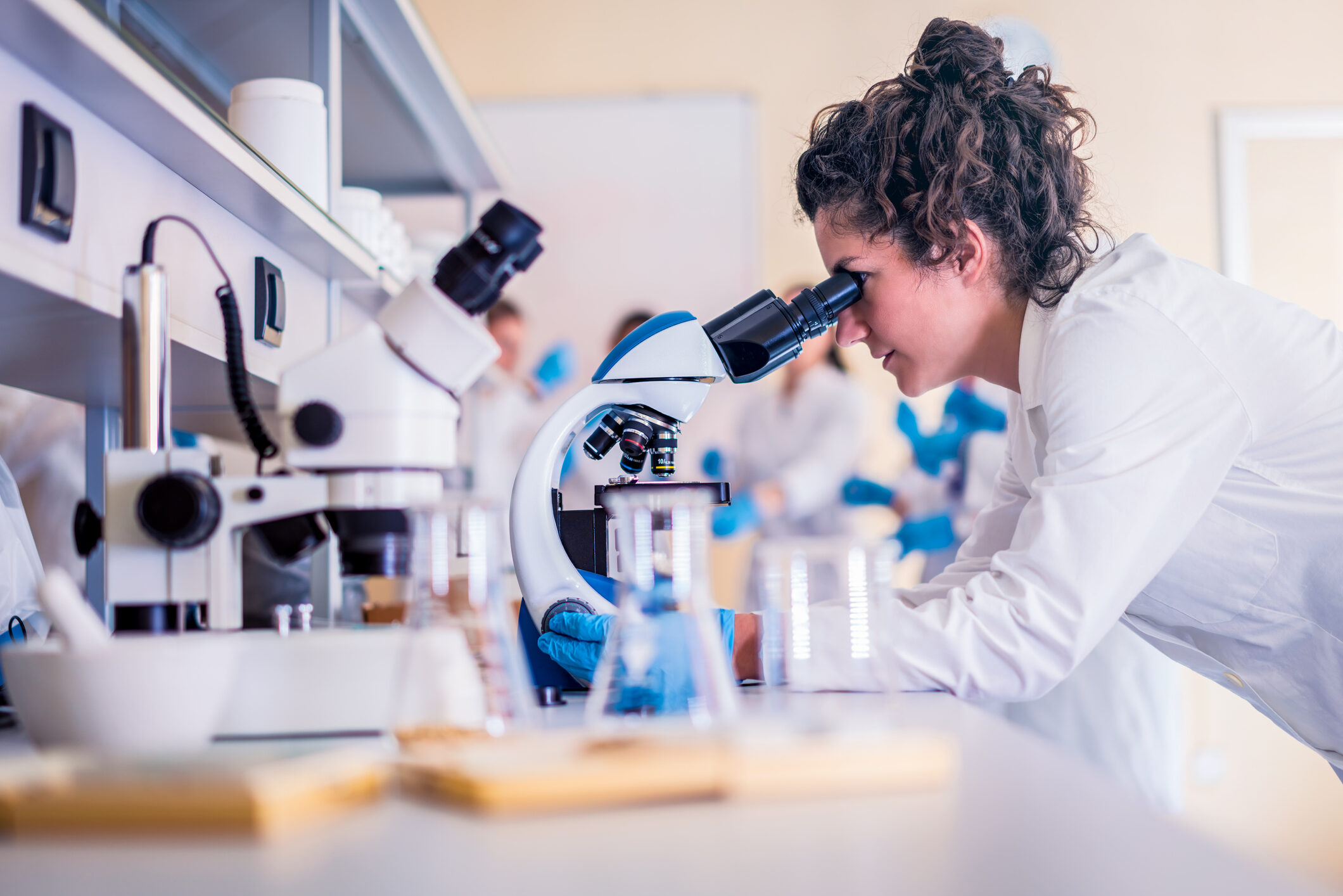 Scientist in the lab